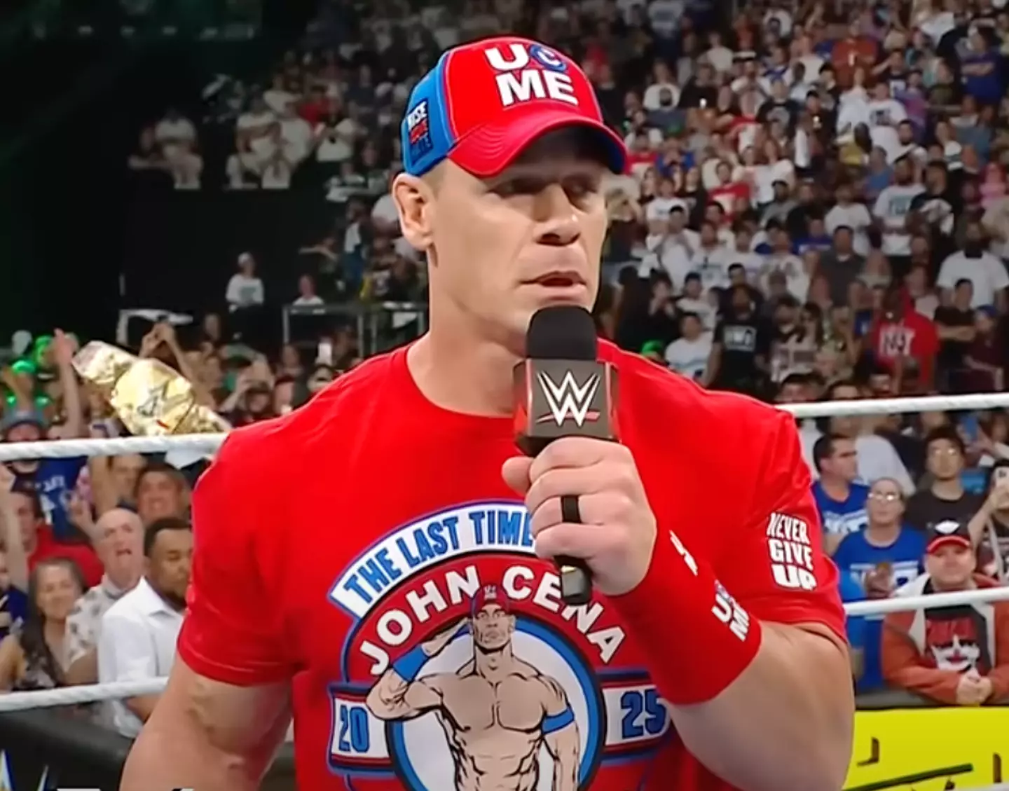 Cena closed with a final thank you to the fans for making his career what it is. (WWE)