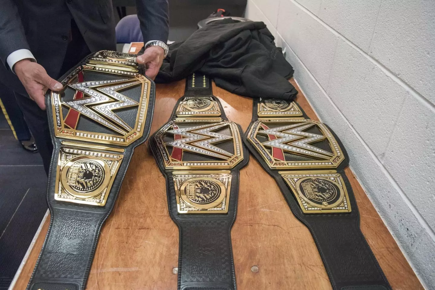 The events unfolded as WWE travelled from the UK to the US.