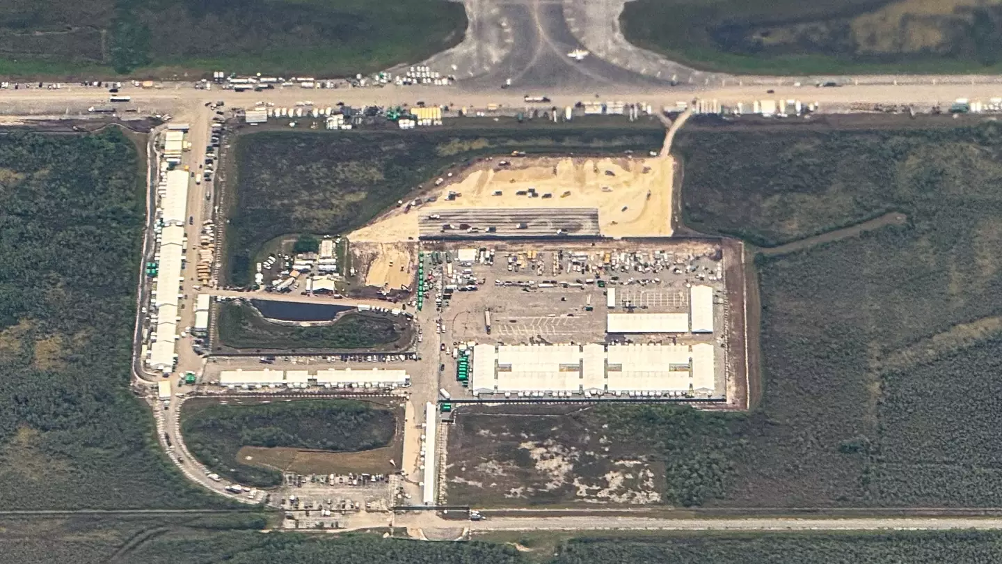 Shocking update on 'Alligator Alcatraz' as it's revealed taxpayers spent $250,000,000 on immigration detention site