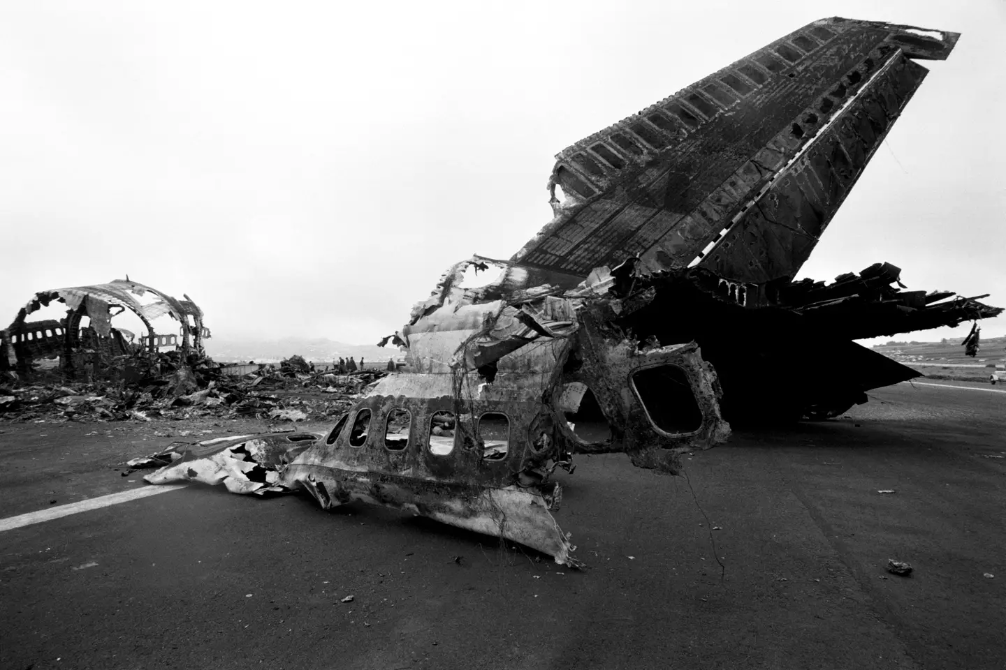 The crash is considered the worst aviation disaster in history (Tony Comiti/Sygma via Getty Images)