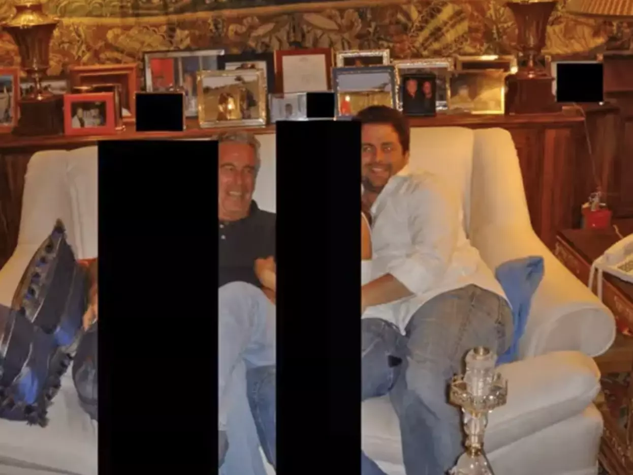 The director was pictured alongside Epstein (Department of Justice)