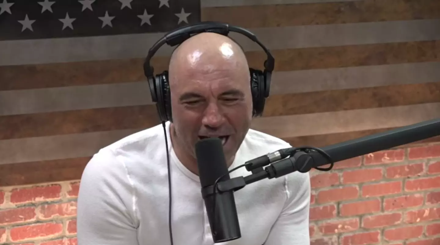 Joe Rogan mimicked the Queen on the podcast. (JRE Clips/YouTube)