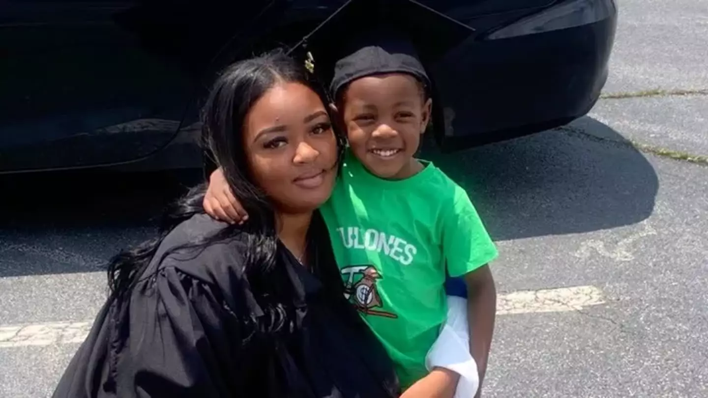 Adriana and her elder son Chase (GoFundMe)