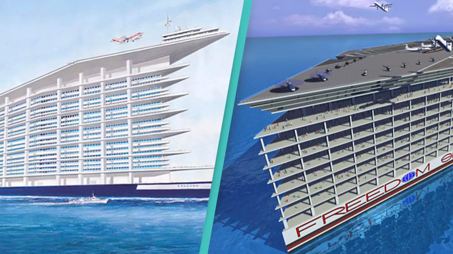 Inside the giant floating city that costs £8 billion and could carry 100,000 people