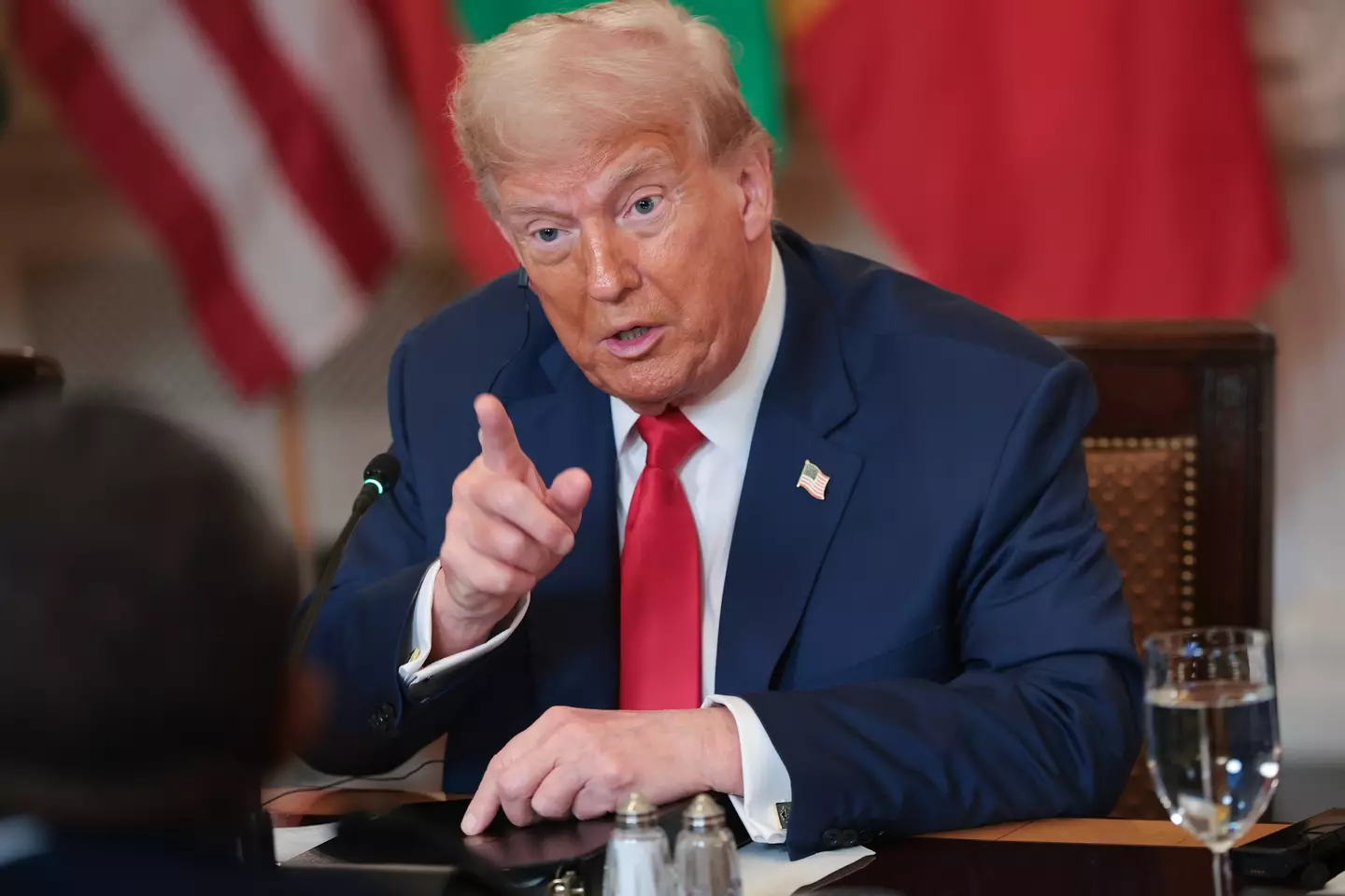 Donald Trump has made it clear he is not happy with Vladimir Putin (Win McNamee/Getty Images)