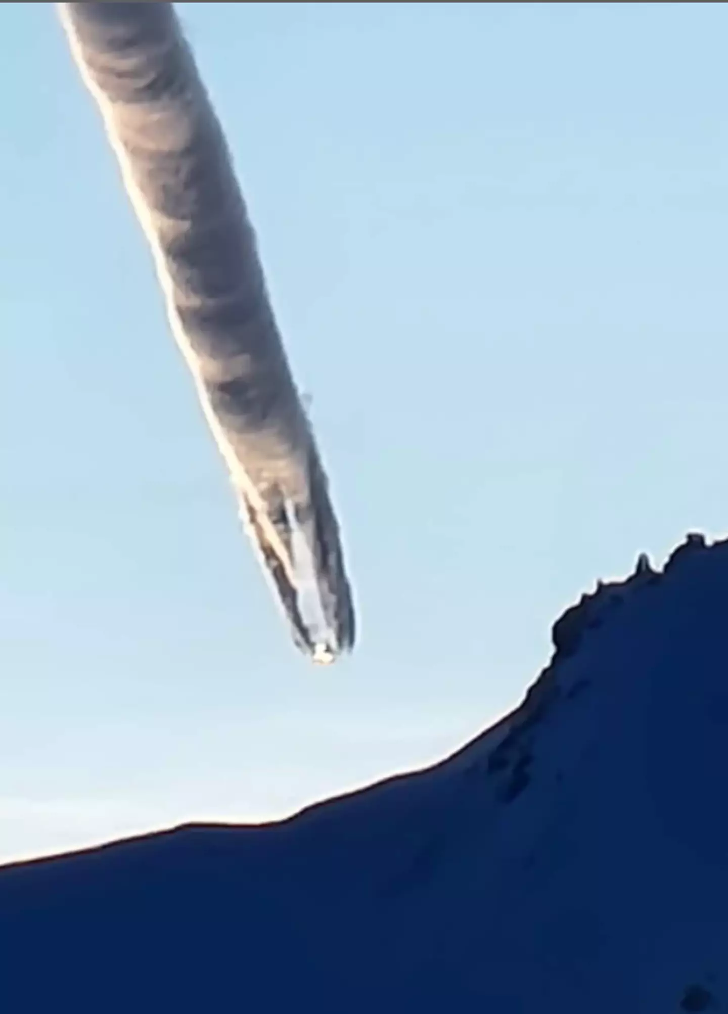 Wild conspiracy theories have been circulating on social media as a result of a strange cloud formation in Alaska.