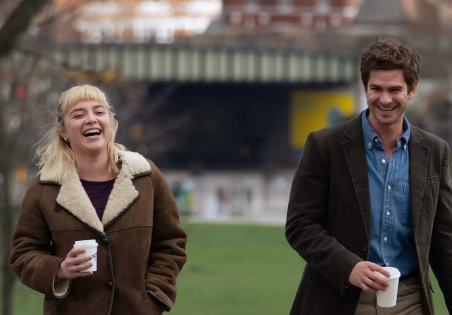 Andrew Garfield and Florence Pugh star in We Live in Time (A24)