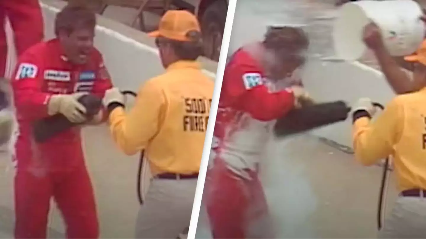 Horrifying video of invisible fire during Indy 500 race has people questioning how it's even possible