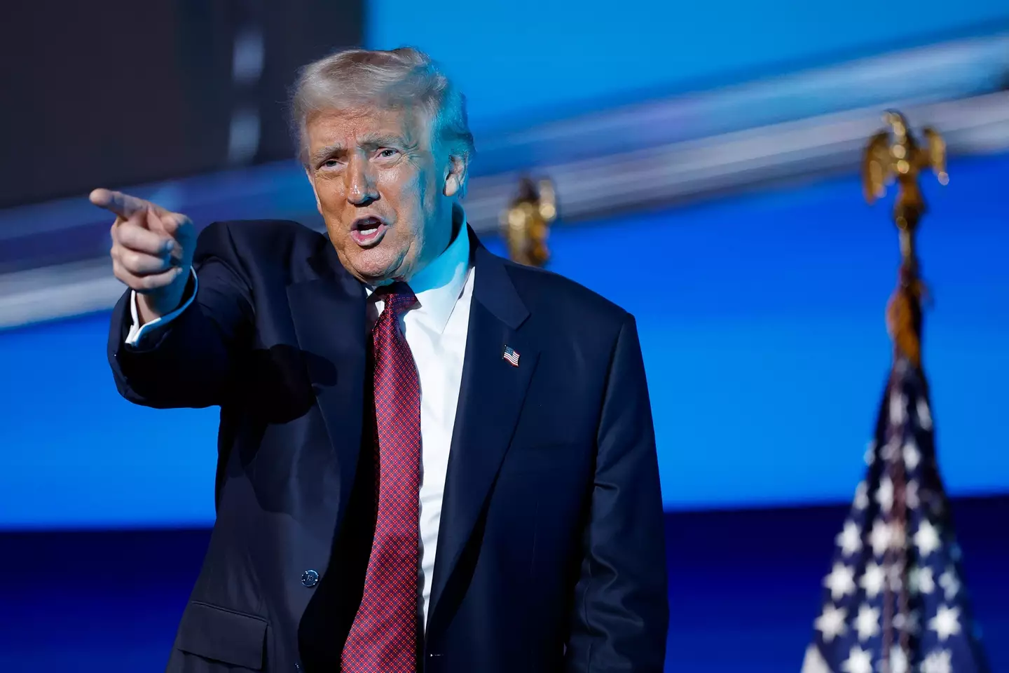 The president has previously said there is 'virtually no inflation' in the US (Kevin Dietsch/Getty Images)