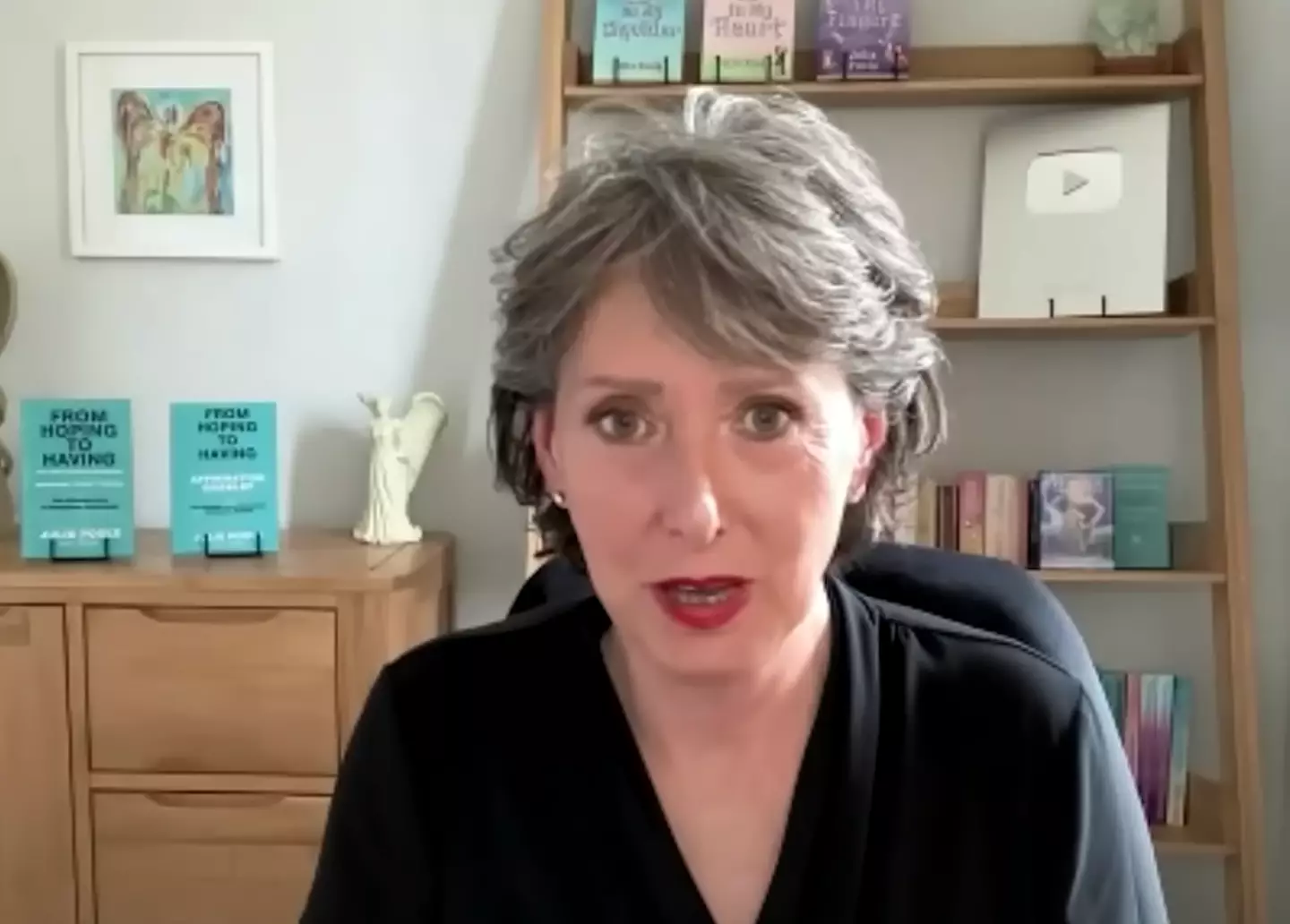 Julie Poole is a spiritual and personal empowerment coach and author. (YouTube/Life After Life NDE)