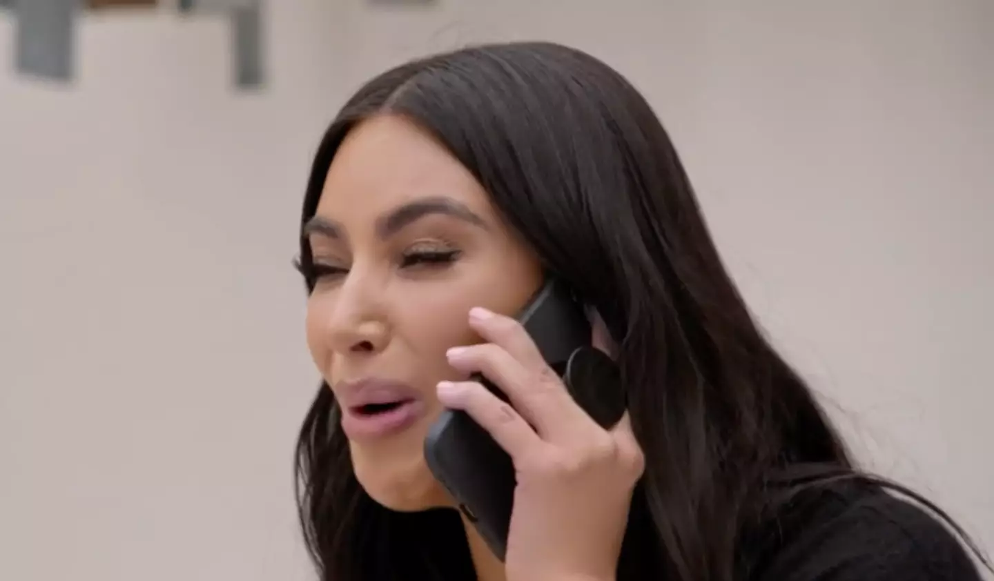Kim Kardashian on a recent episode of the Hulu show.