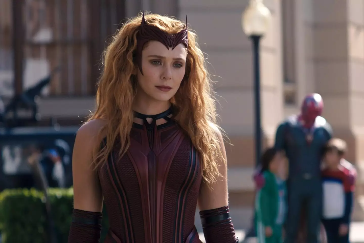 Elizabeth Olsen as Wanda.