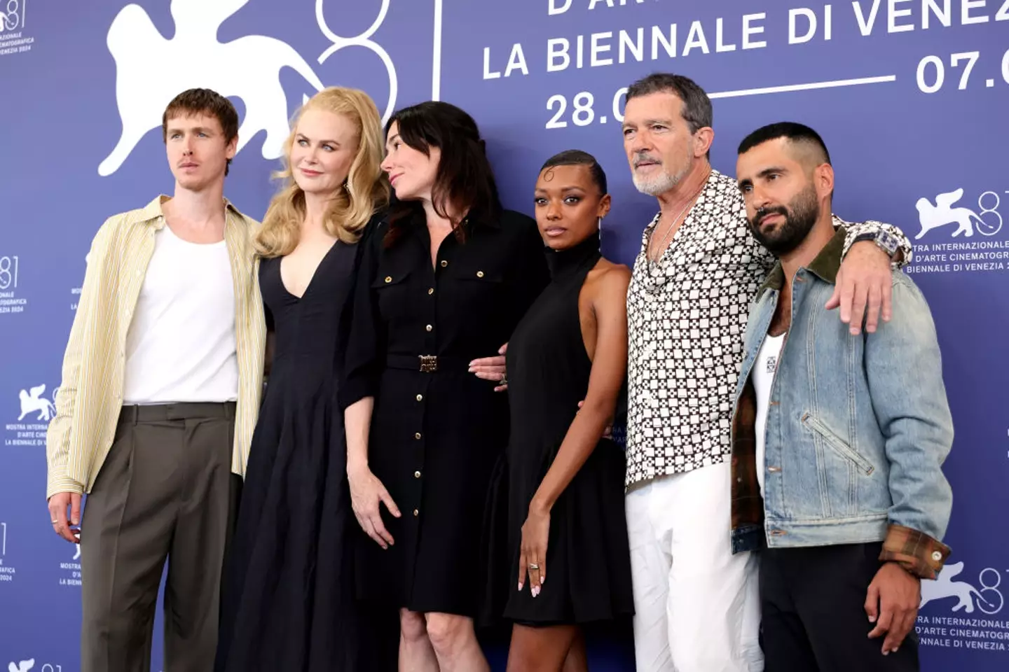 The cast of Babygirl at the 81st Venice International Film Festival (Andreas Rentz/Getty Images)