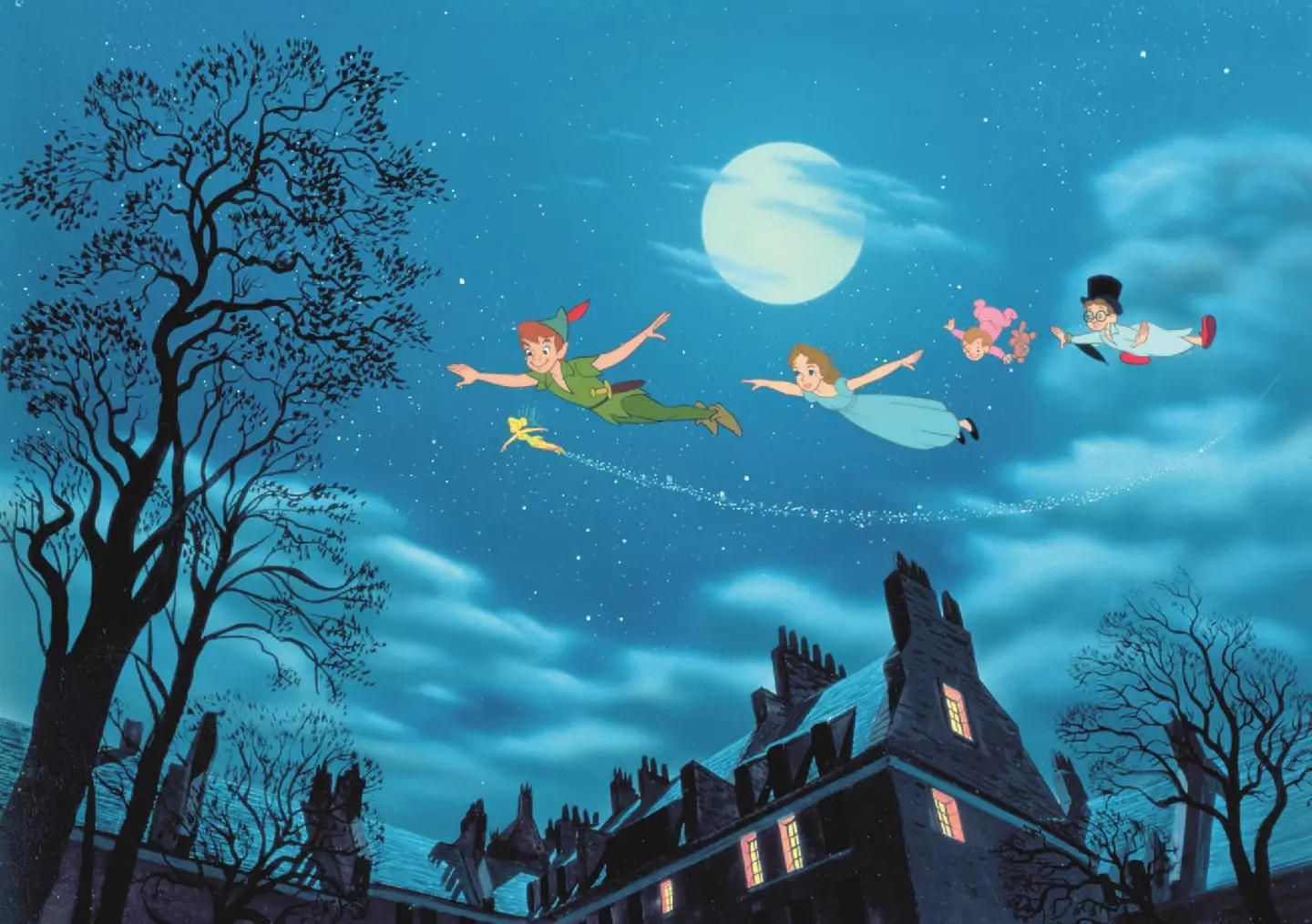 Some thought it only happened at the start of the Peter Pan film.