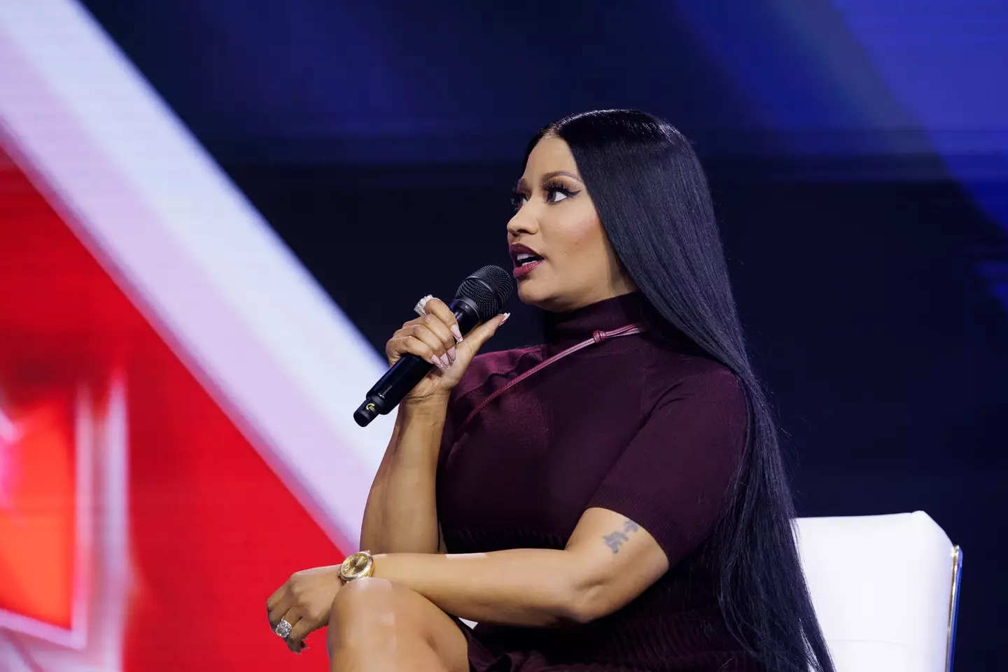 Minaj took aim at Don Lemon for his involvement in an anti-ICE protest inside a church (Caylo Seals/Getty Images)