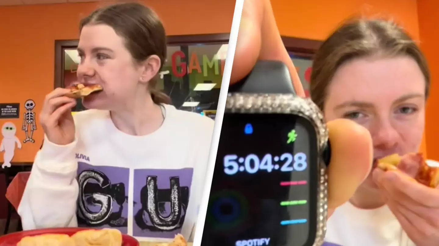Woman sees how long it takes for her to be kicked out of all-you-can-eat buffet