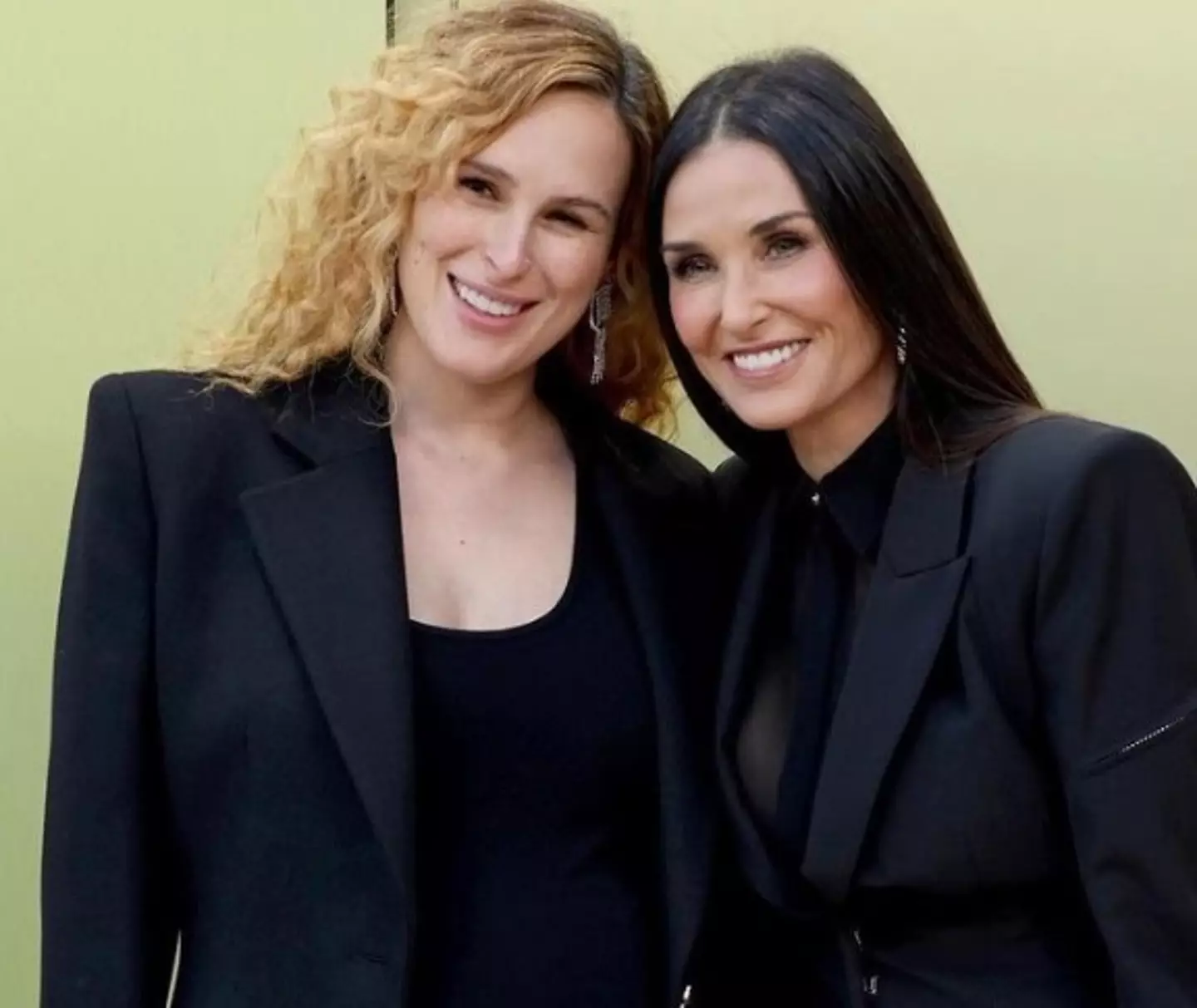 Demi Moore and daughter Rumer Willis.