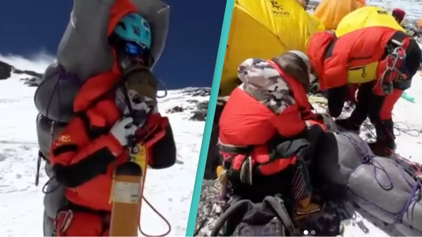 Climber rescued from Mount Everest 'death zone' slammed for thanking sponsors instead of sherpa who saved his life