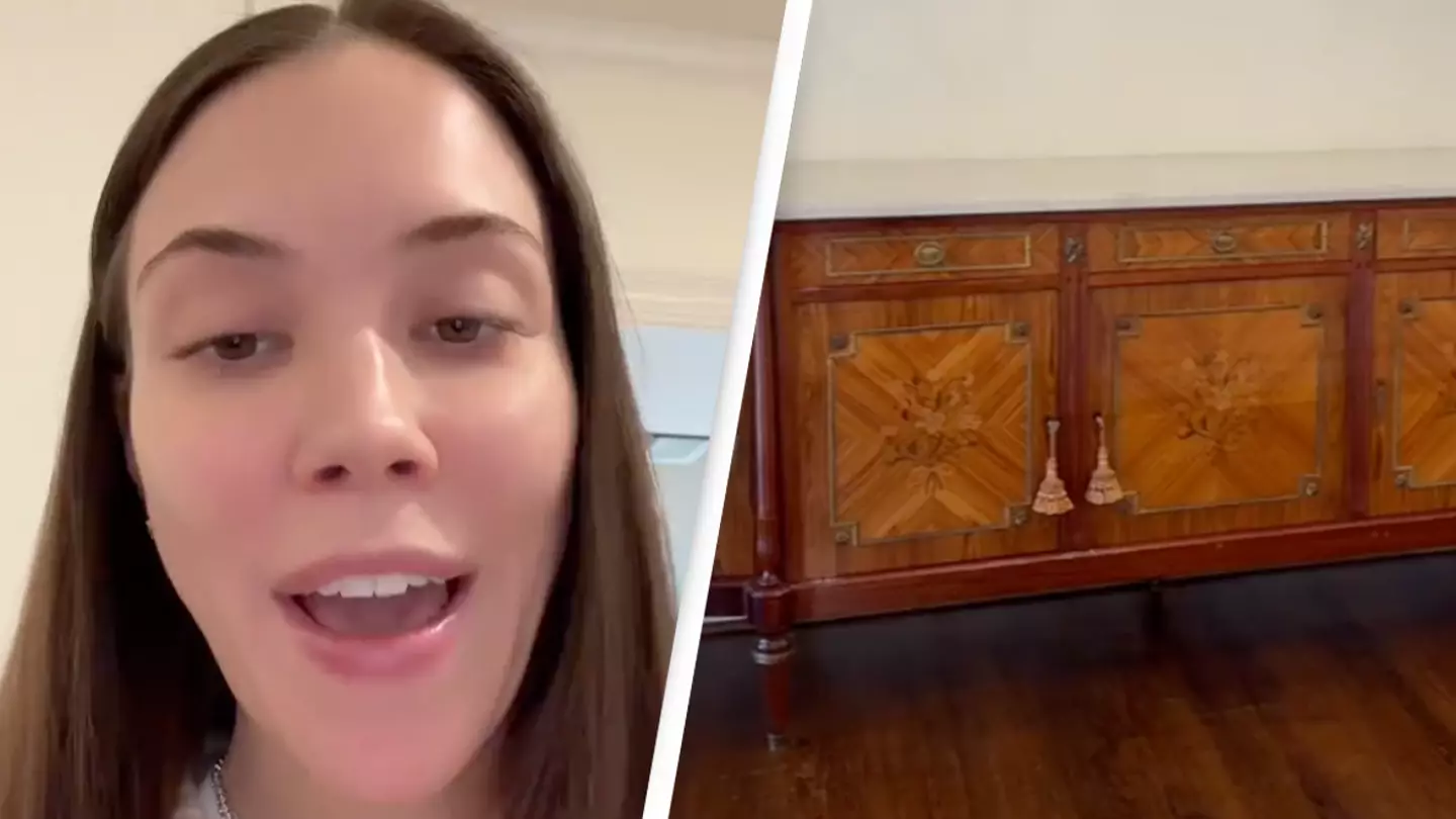 Woman who bought cabinet on Facebook marketplace has 'no words' after discovering extremely valuable items inside