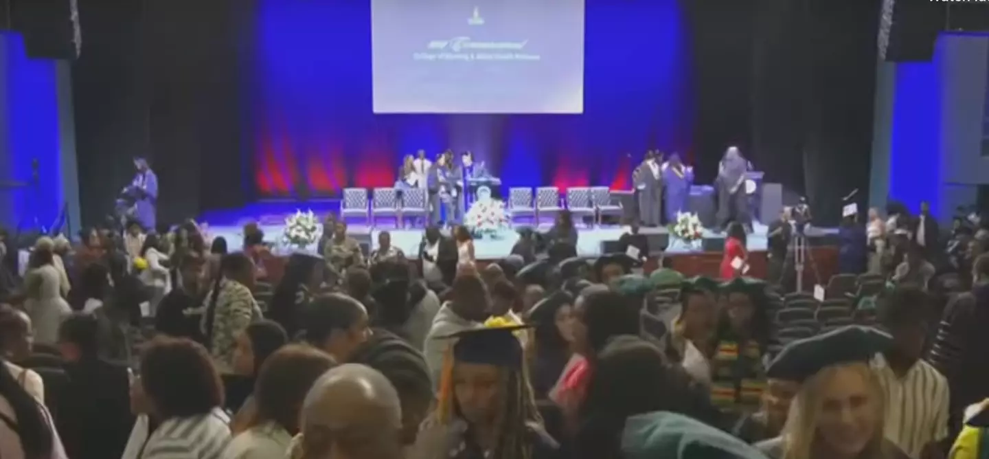 Attendees were left furious that they would not be able to see their loved ones special moment. (NBC 4 Washington)