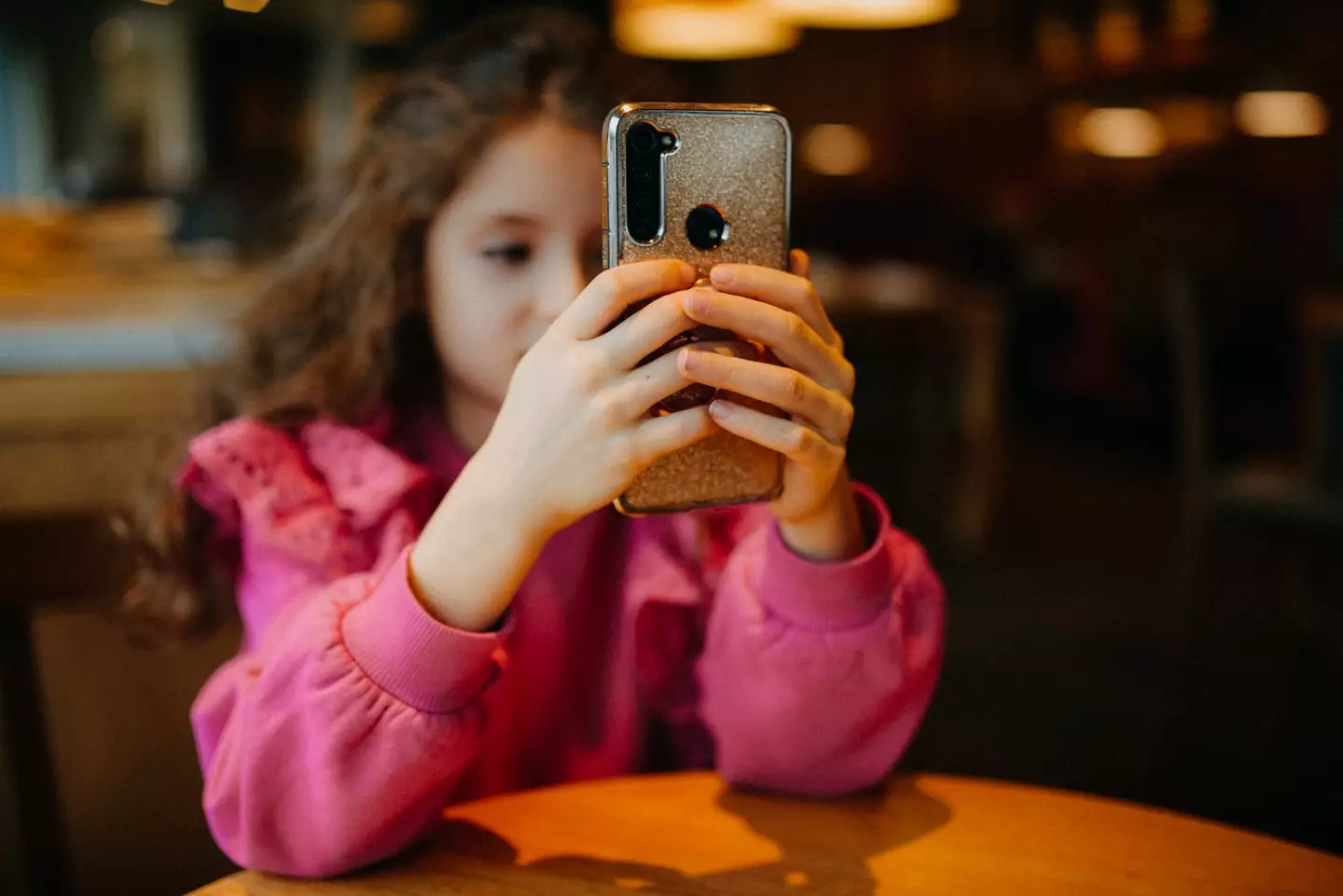 Girls who own a phone at the age of just five or six years old are more likely to have suicidal thoughts when they're older (Getty stock)