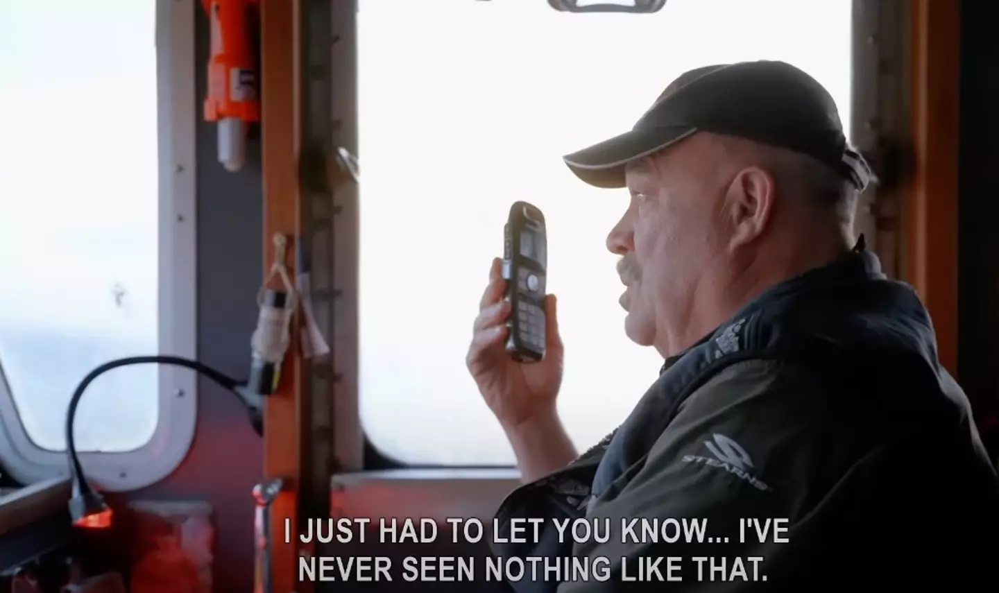 The Deadliest Catch crew got caught up in a frightening alleged Russian 'missile' attack near the US-Russian border.