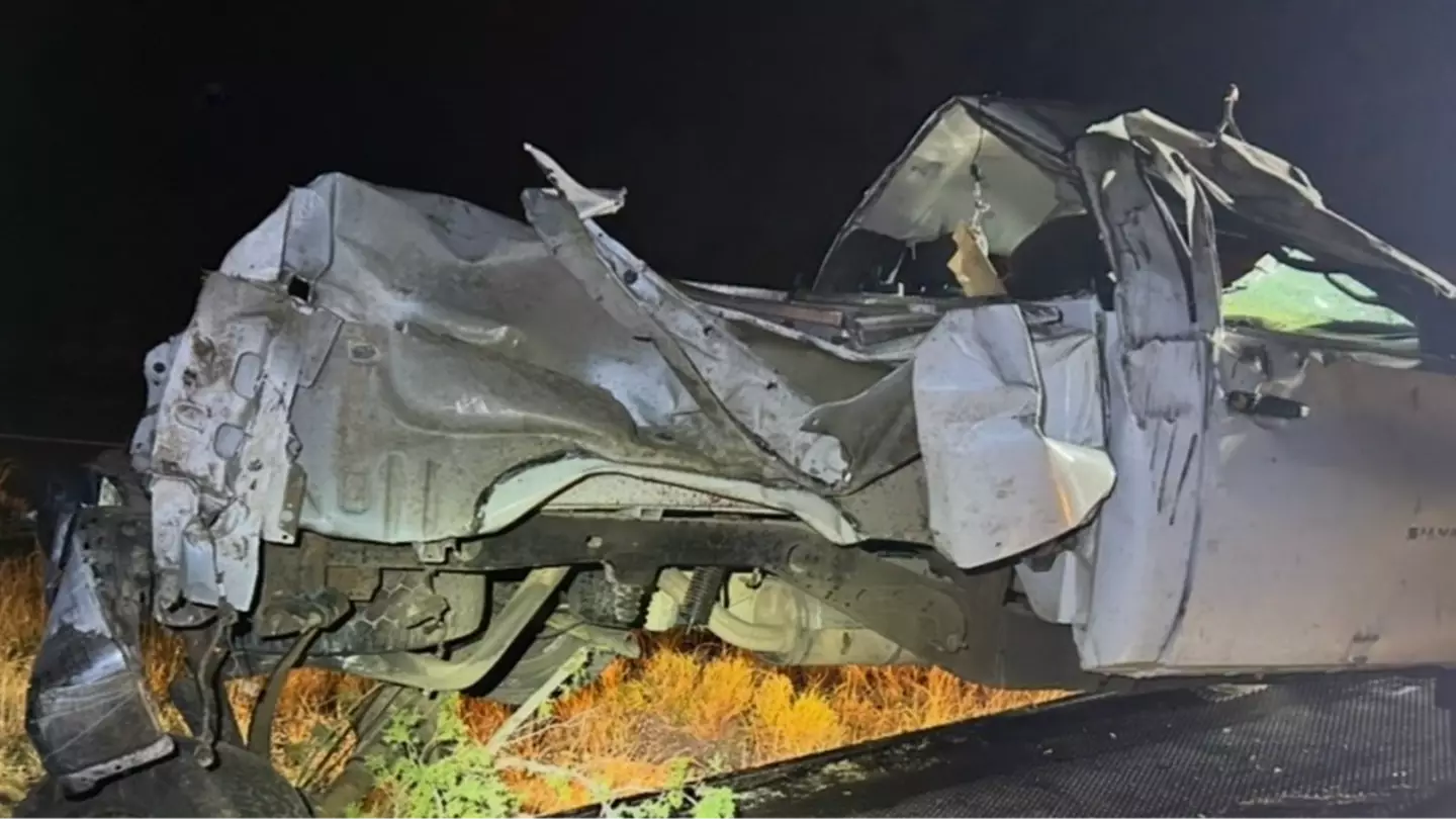 Police issue warning after drunk 13-year-old crashes car at 100mph with 11-year-old in passenger seat