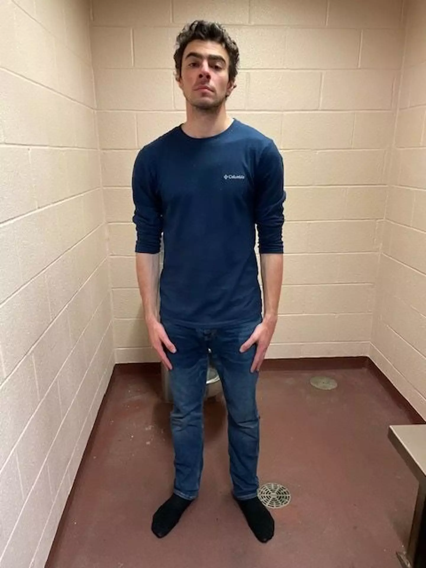 The 26-year-old was arrested at a McDonald's restaurant in Pennsylvania (Altoona Police Department via Getty Images)
