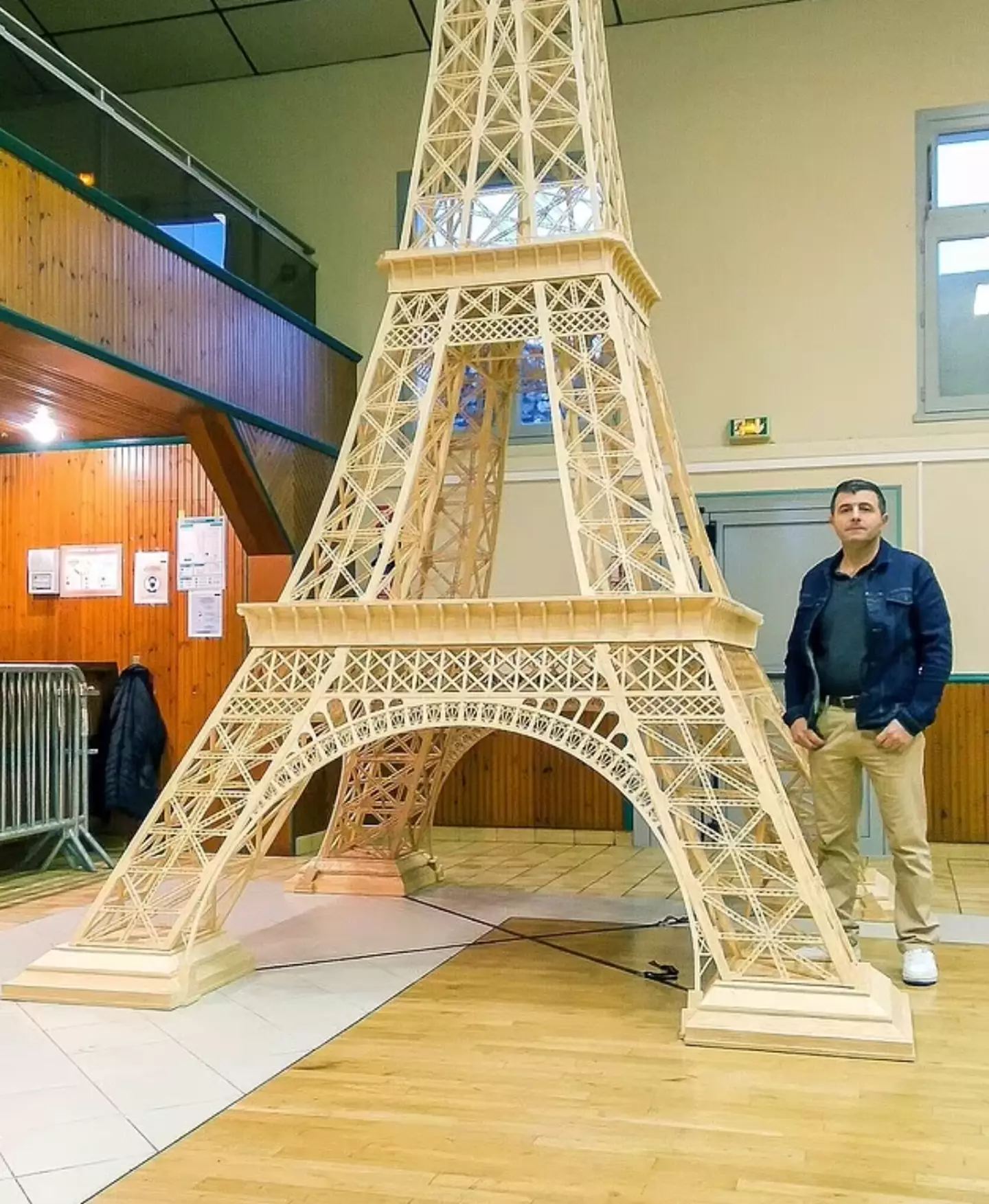 Plaud with his creation.