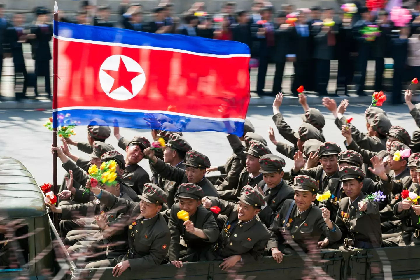 North Korean military parade (