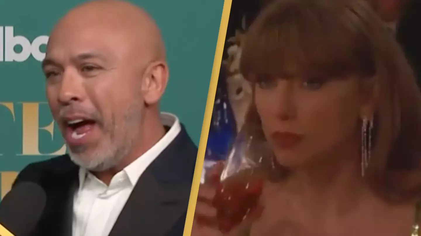 Golden Globes host Jo Koy responds to Taylor Swift’s extremely awkward reaction to his joke about her