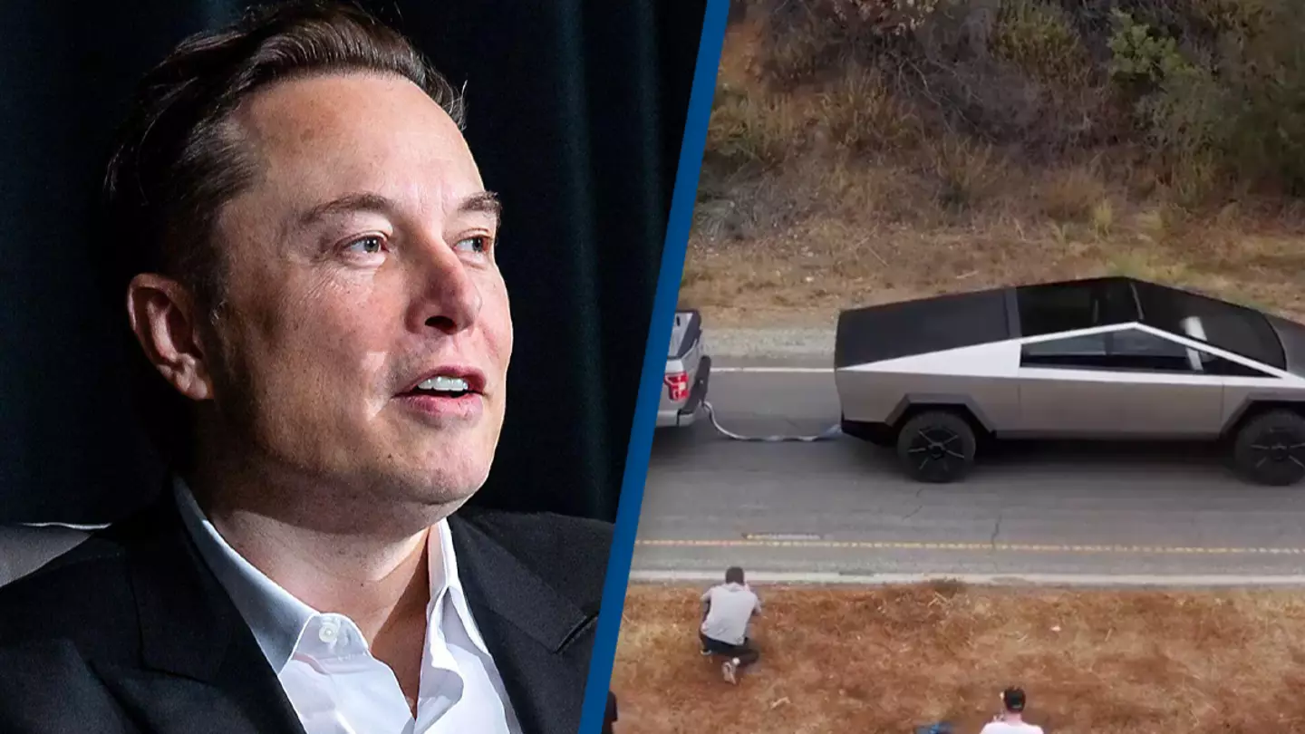 Elon Musk posts video that shows just how powerful Tesla Cybertruck is