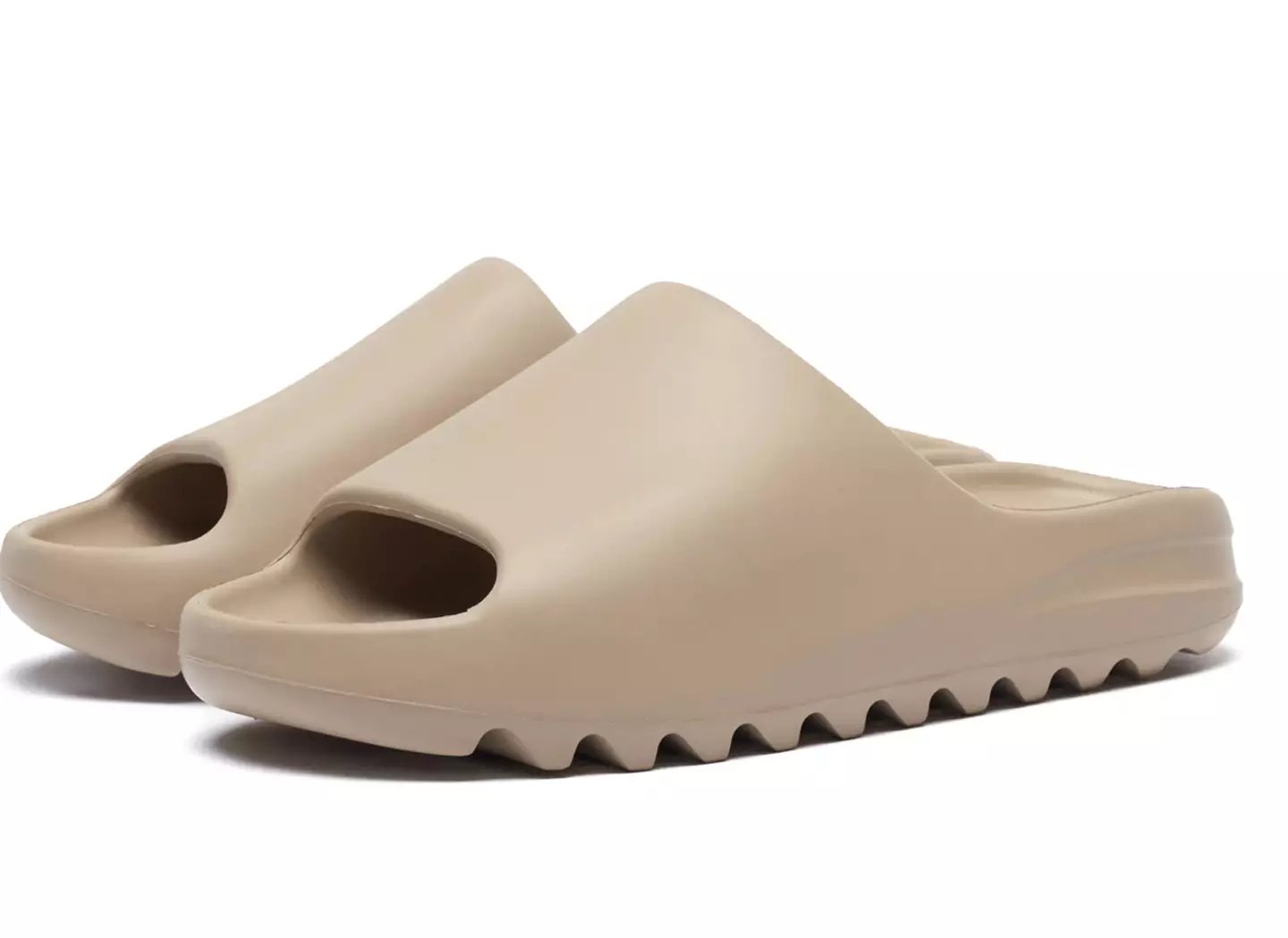 Ye's Yeezy sliders.