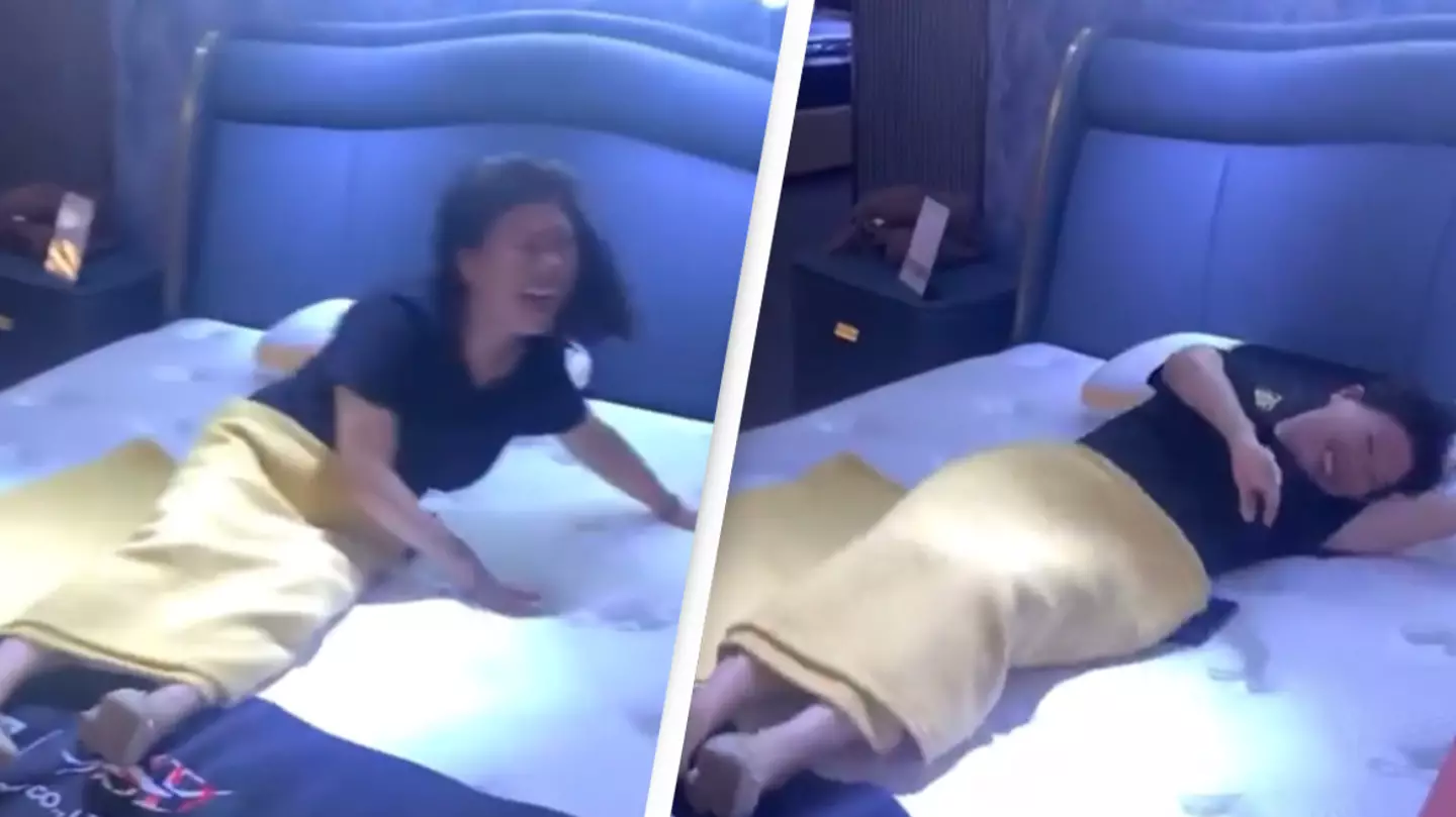New invention 'bouncing bed' to help couples with sex has people losing it after seeing how it works