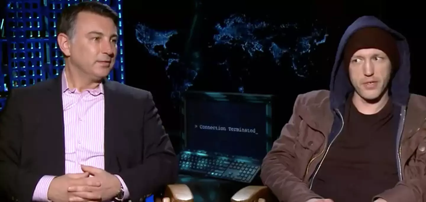 The pair were both consulting on the Chris Hemsworth movie 'Blackhat'.