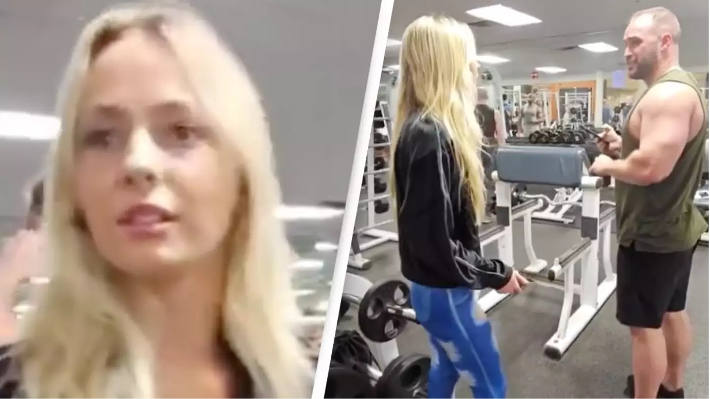 Influencer who tried wearing painted pants to gym claims it was just a 'social experiment'