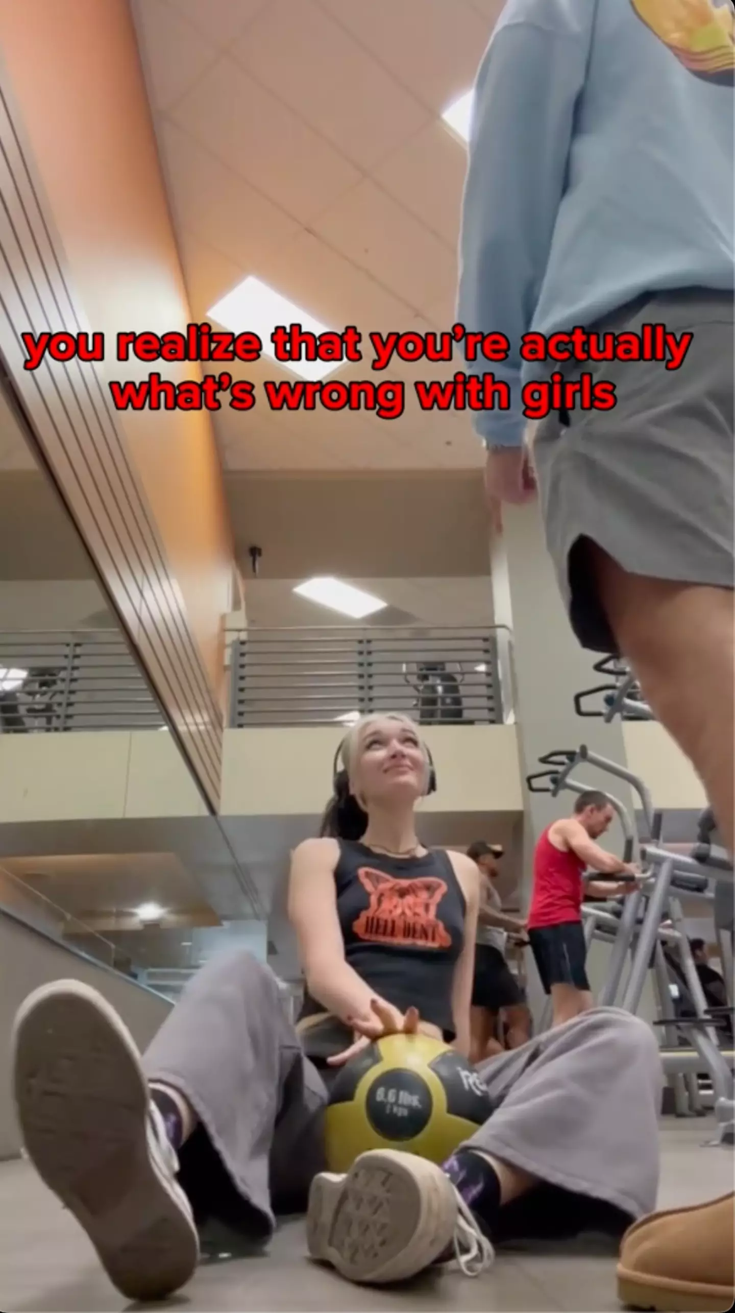 Many people called out the man's behaviour.