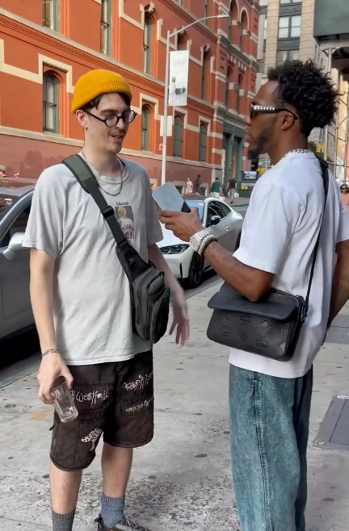 The man said he suffered a sudden brain injury when he died (TikTok/@glojays)