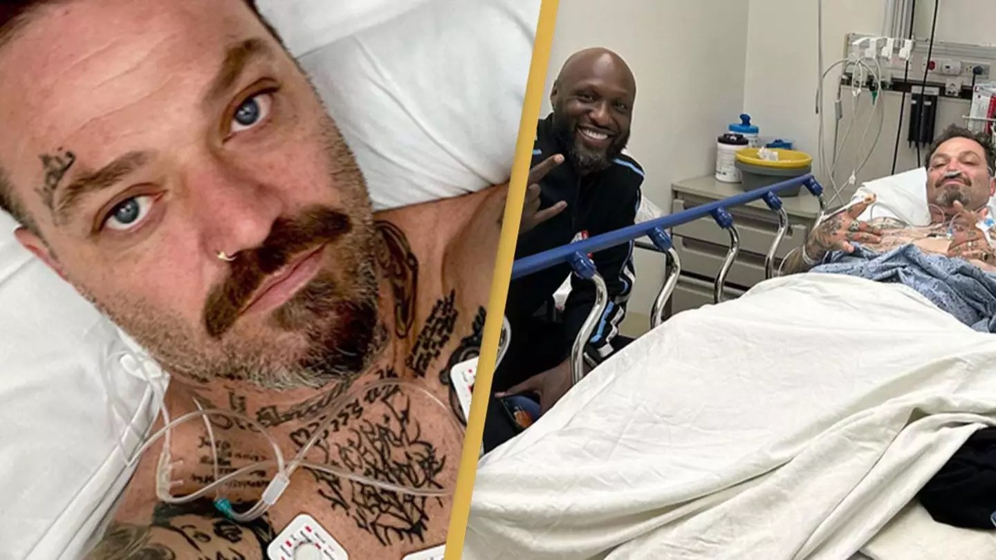 Bam Margera shares photos of himself detoxing in hospital bed with Lamar Odom