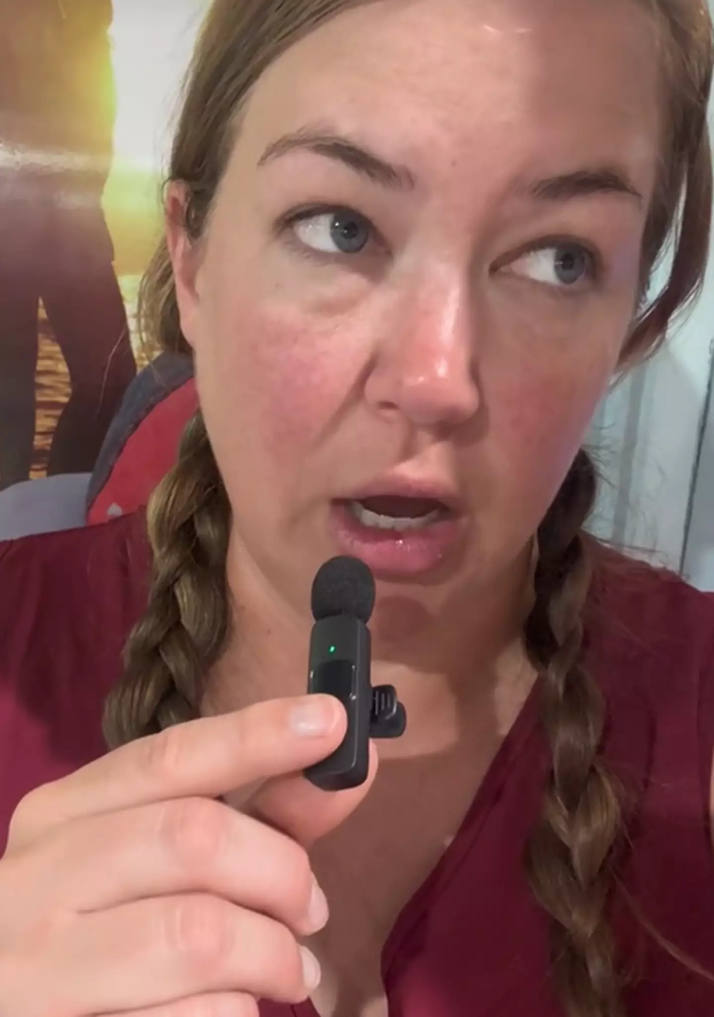 Sharing what she has taken with her, it's clear that she's well-prepared. (TikTok/@angielinderman)