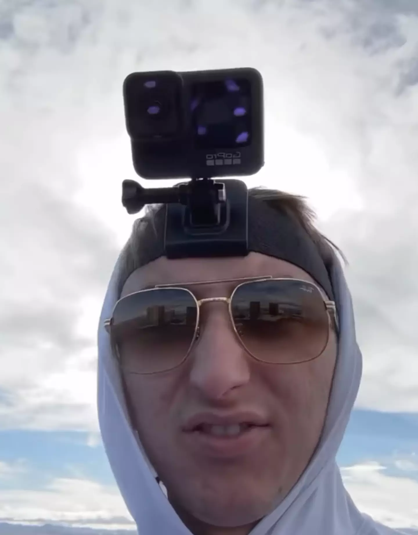 Maison Des Champs shared footage of his climb on Instagram.