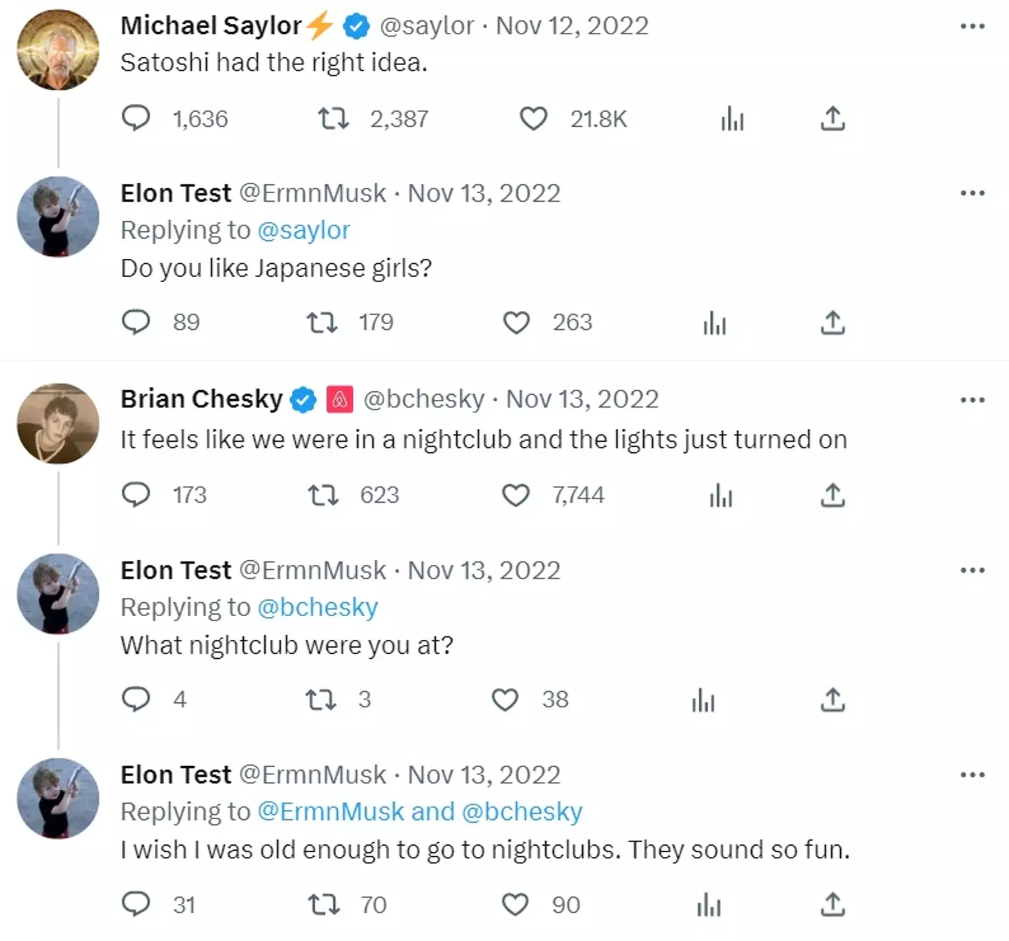 Whoever is running this account has been tweeting out some strange things.