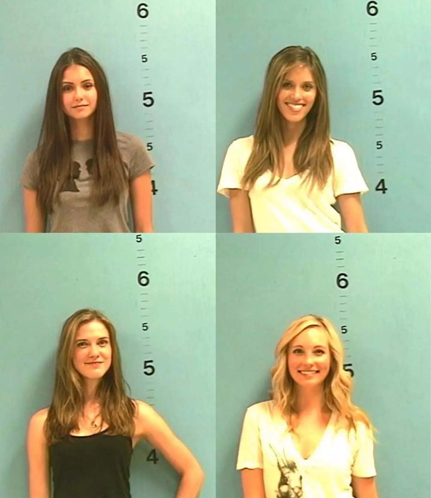 After the incident, mugshots of the cast emerged online.