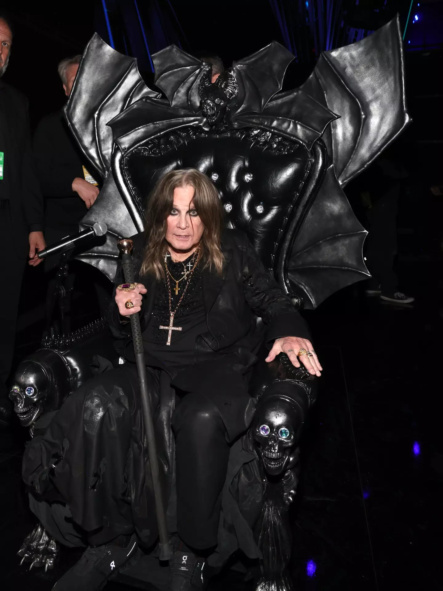 Ozzy was inducted into The Rock and Roll Hall of Fame (Kevin Mazur/Getty Images for The Rock and Roll Hall of Fame)