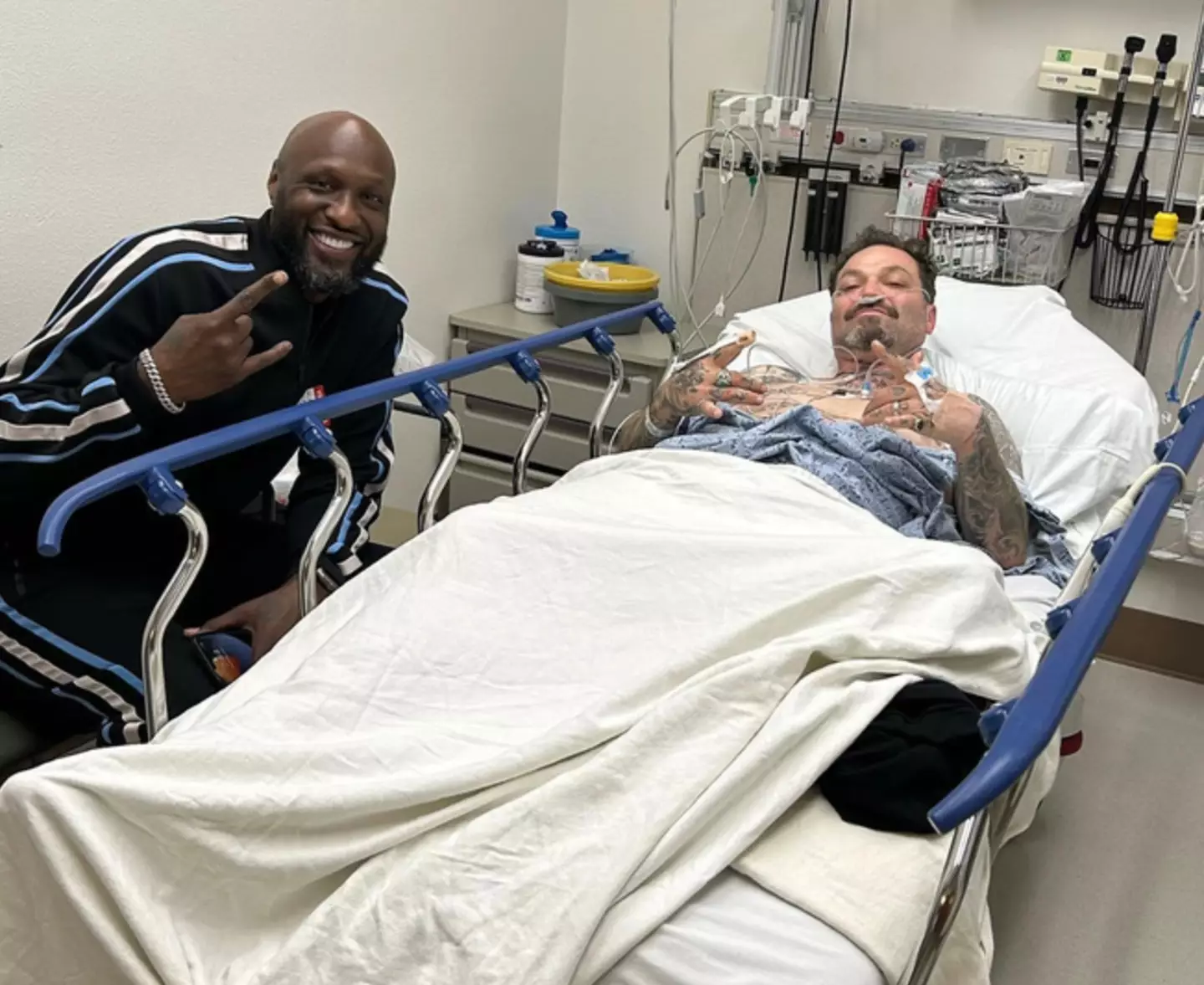 Bam Marger and Lamar Odon.