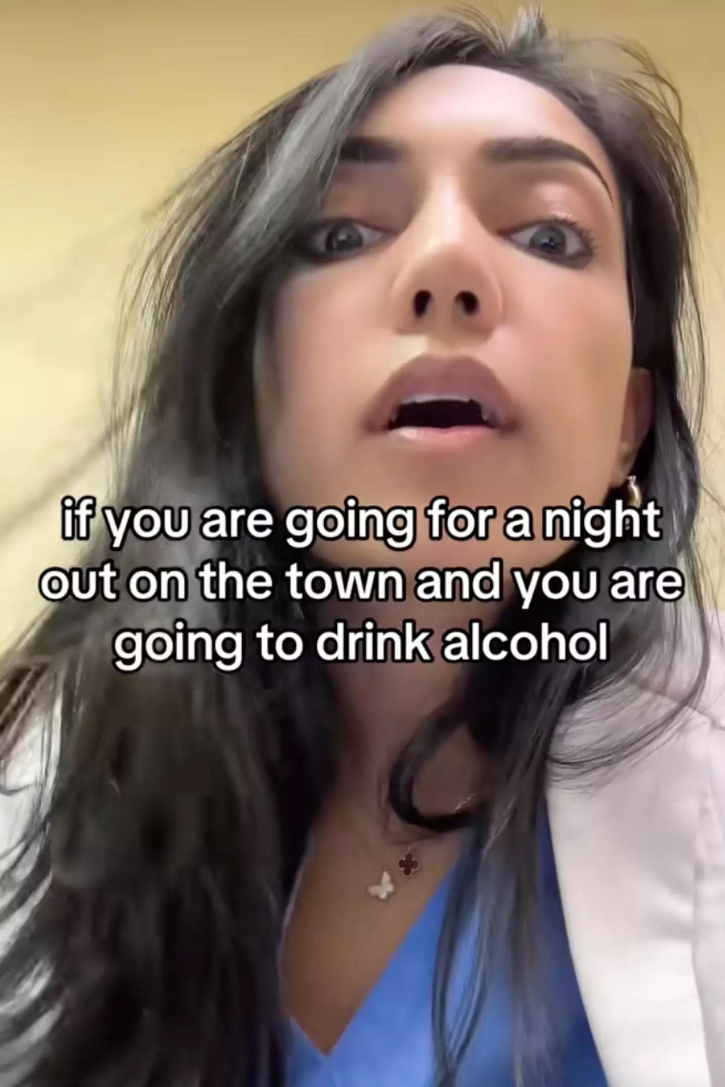Dr Neena Chandrasekaran detailed what snack could help prevent a hangover (TikTok/neenziemd)