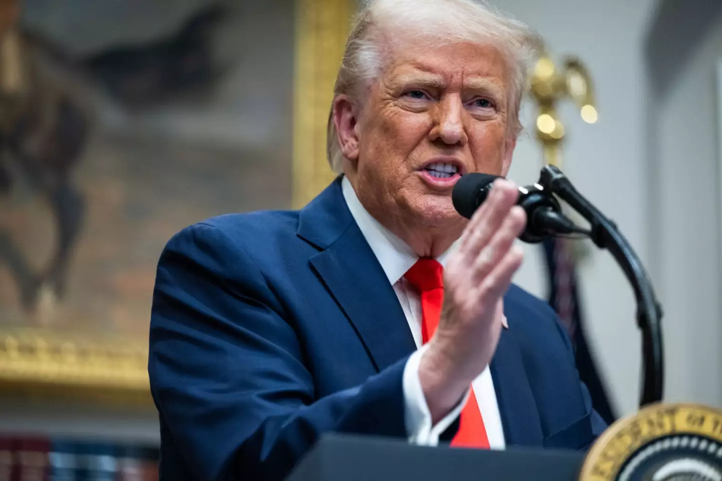 As President Donald Trump aims to relieve US citizens of paying federal tax, he has seemingly started a trade war with Canada, China and Mexico by introducing higher tariffs on their exports coming into the US (Annabelle Gordon for The Washington Post via Getty Images)