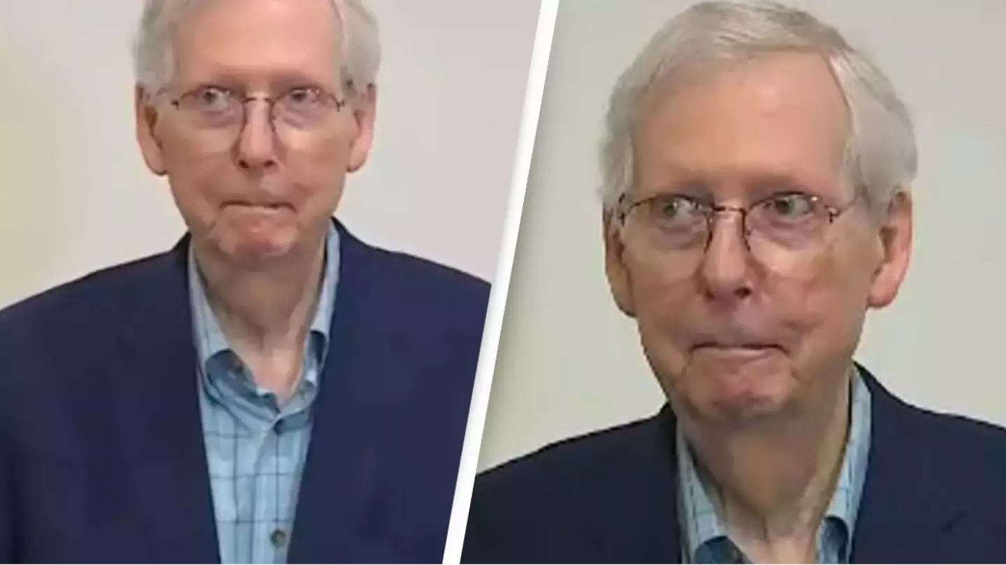 Doctor shares why Mitch McConnell froze during press conference