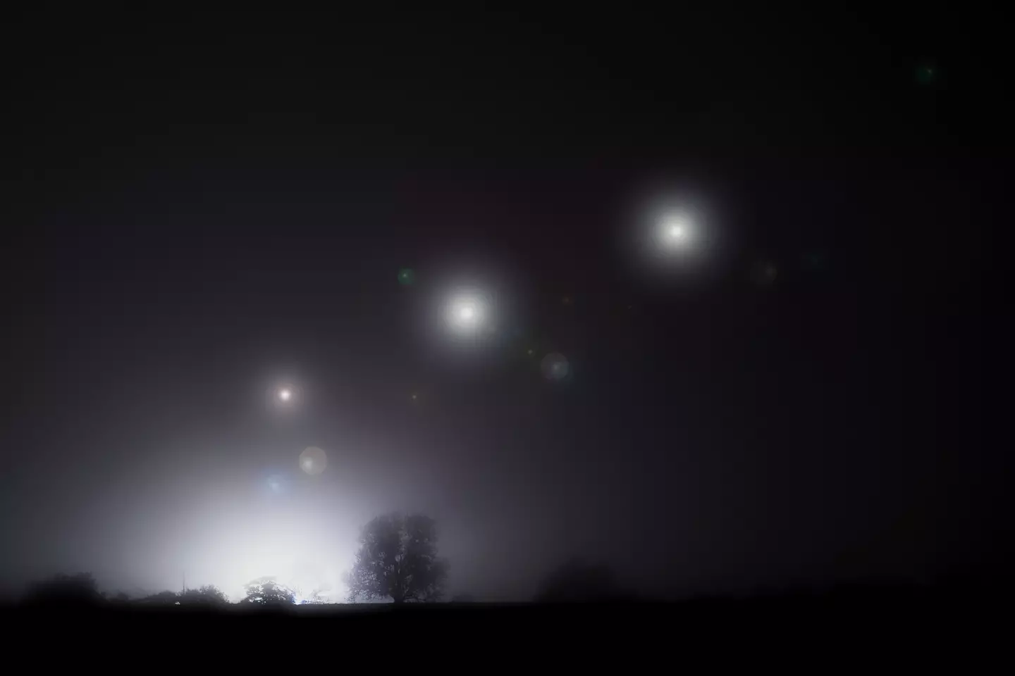 People in Indiana have reported seeing balls of light in the sky(Getty Stock Image)