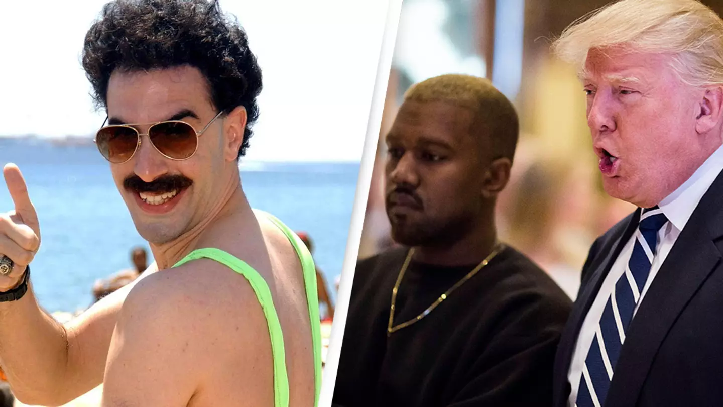 Sacha Baron Cohen resurrects Borat to absolutely rinse Kanye West and Donald Trump